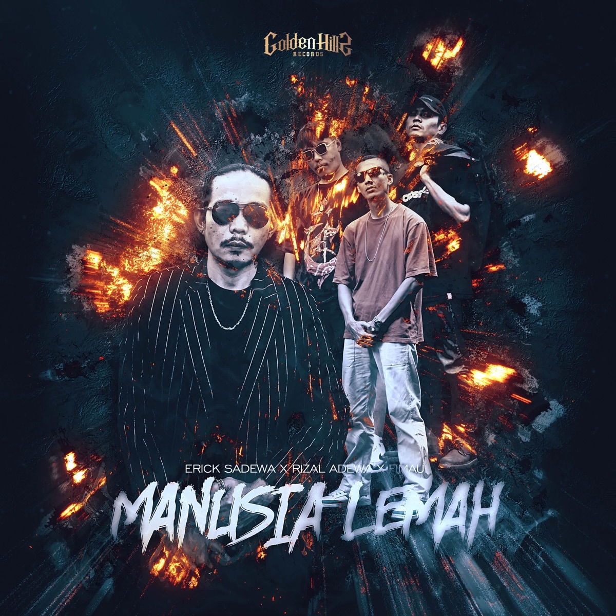 Manusia Lemah (feat. Limatama5) - Single by Erick Sadewa, Fimaul & Rizal Adewa album cover