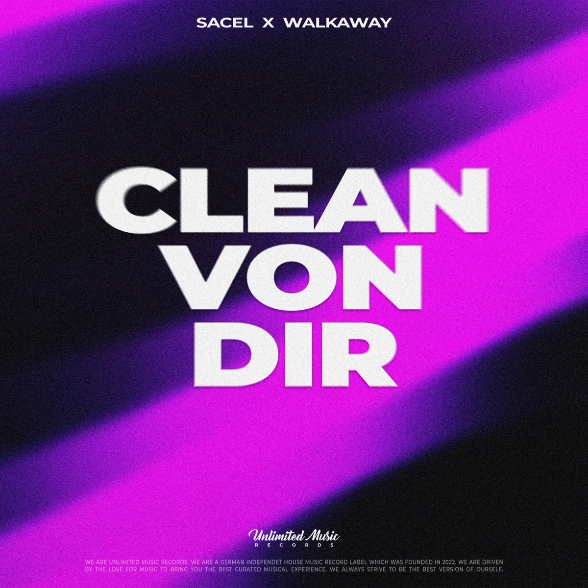 Clean von dir - Single by Sacel & walkaway album cover