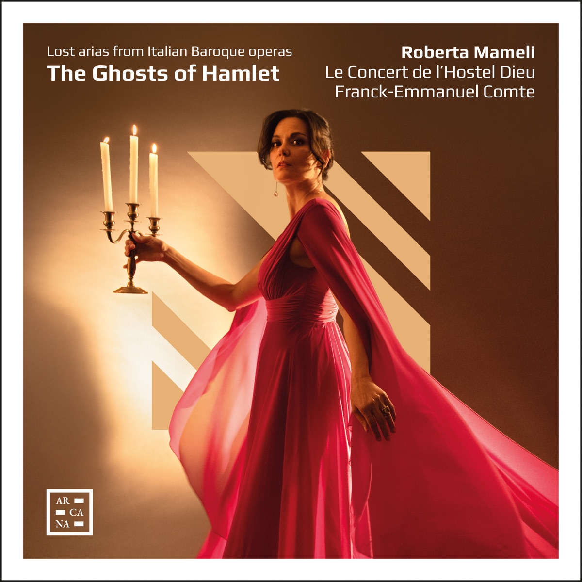 The Ghosts of Hamlet. Lost Arias from Italian Baroque Operas by Roberta Mameli, Le Concert de l'Hostel Dieu & Franck-Emmanuel Comte album cover