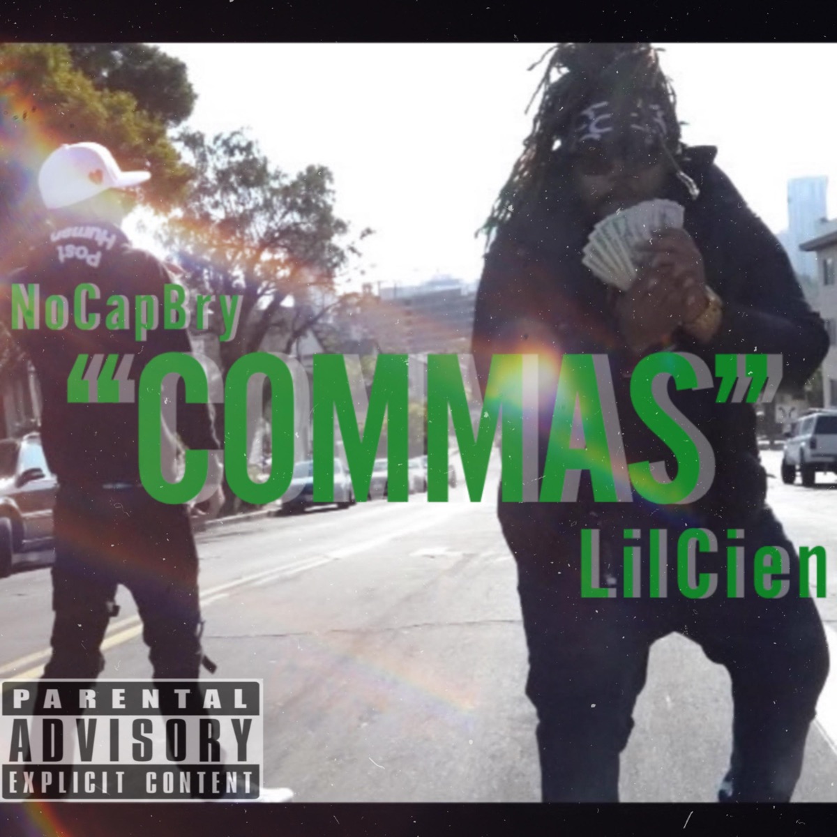 COMMAS - Single (feat. Lil Cien) - Single by LWGBRY album cover
