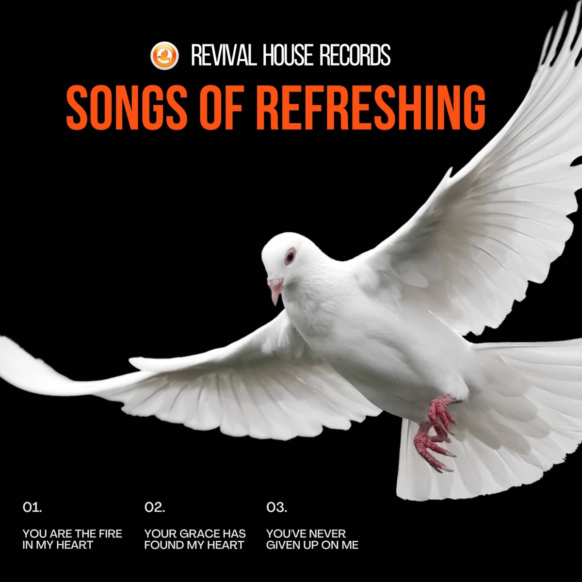 Songs of Refreshing (Worship Version) [feat. Jennifer Evans] - Single by Dan Lirette album cover