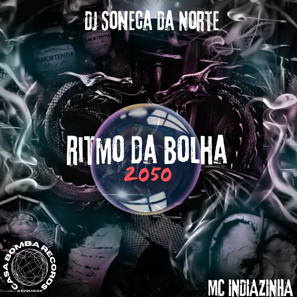 Ritmo da Bolha 2050 (feat. Mc Indiazinha) - Single by DJ Soneca Da Norte album cover