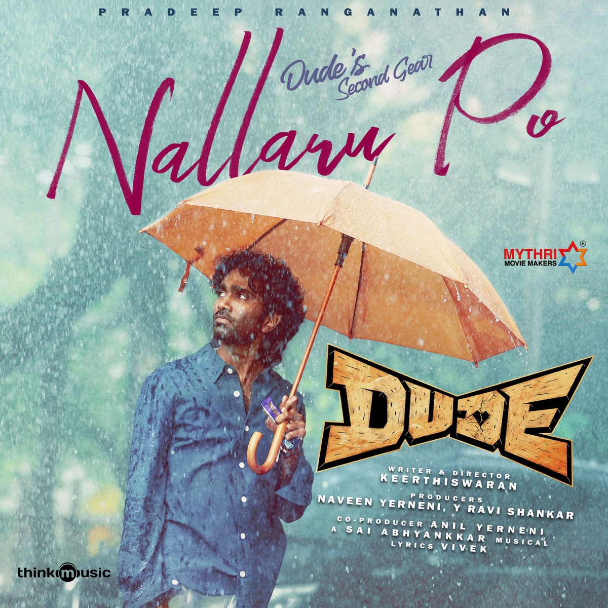 Nallaru Po (From "Dude") - Single by Sai Abhyankkar, Tippu, Mohit Chauhan & Vivek album cover