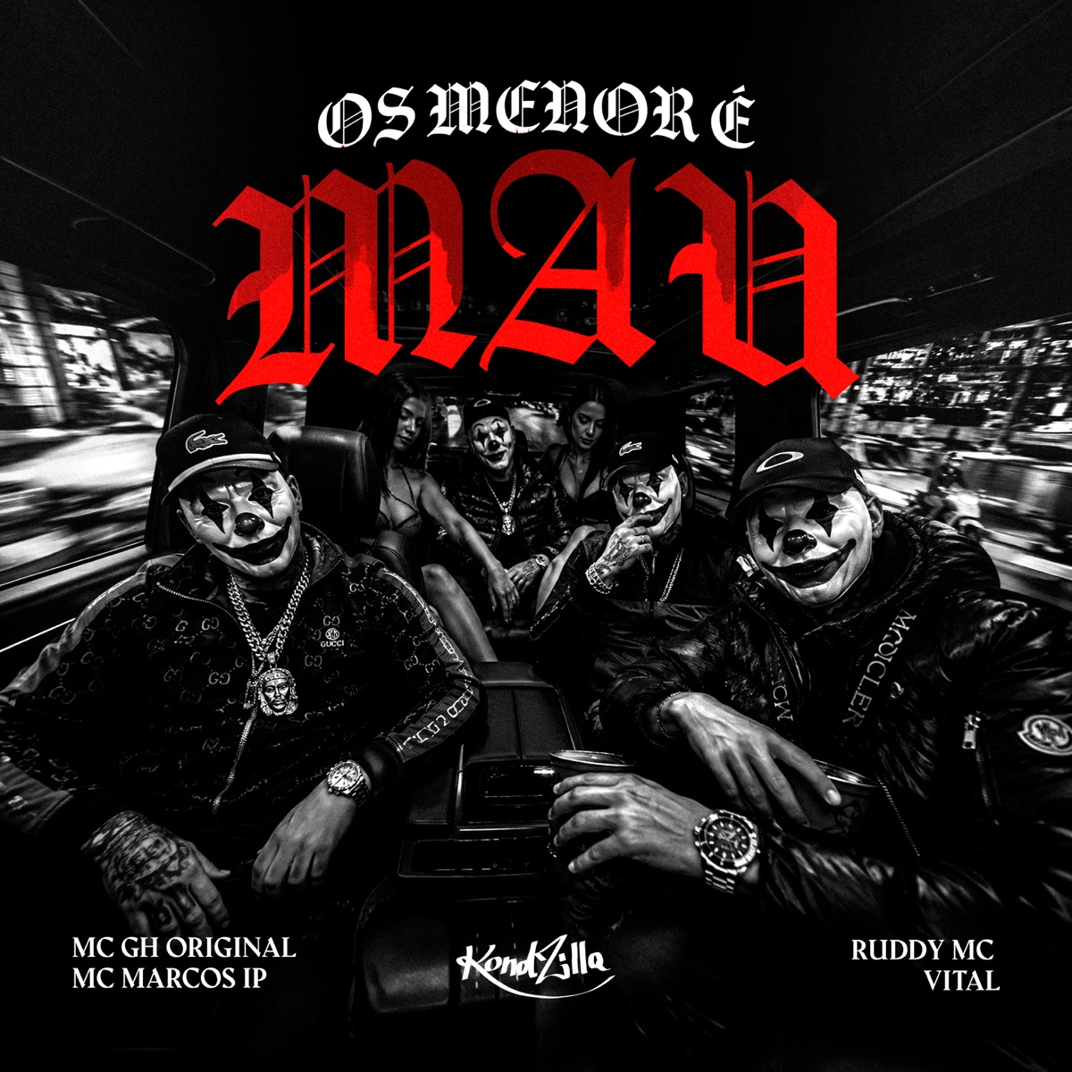 Os Menor É Mau (feat. MC GH Original) - Single by Mc Marcos IP, Ruddy & Vital album cover