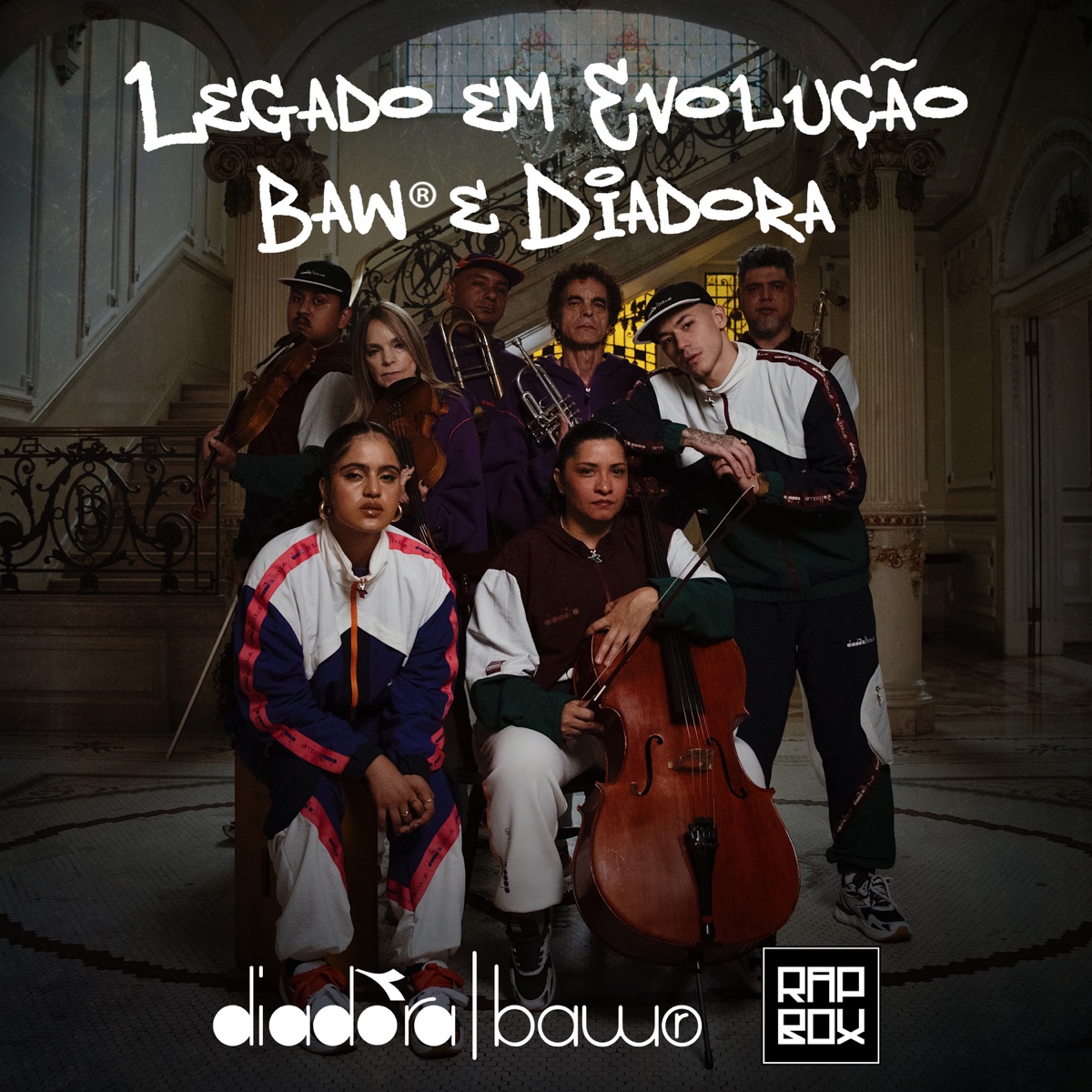 Legado em Evolução (BAW + Diadora) [feat. Apollo & Mc Maria ZN] - Single by Rap Box album cover