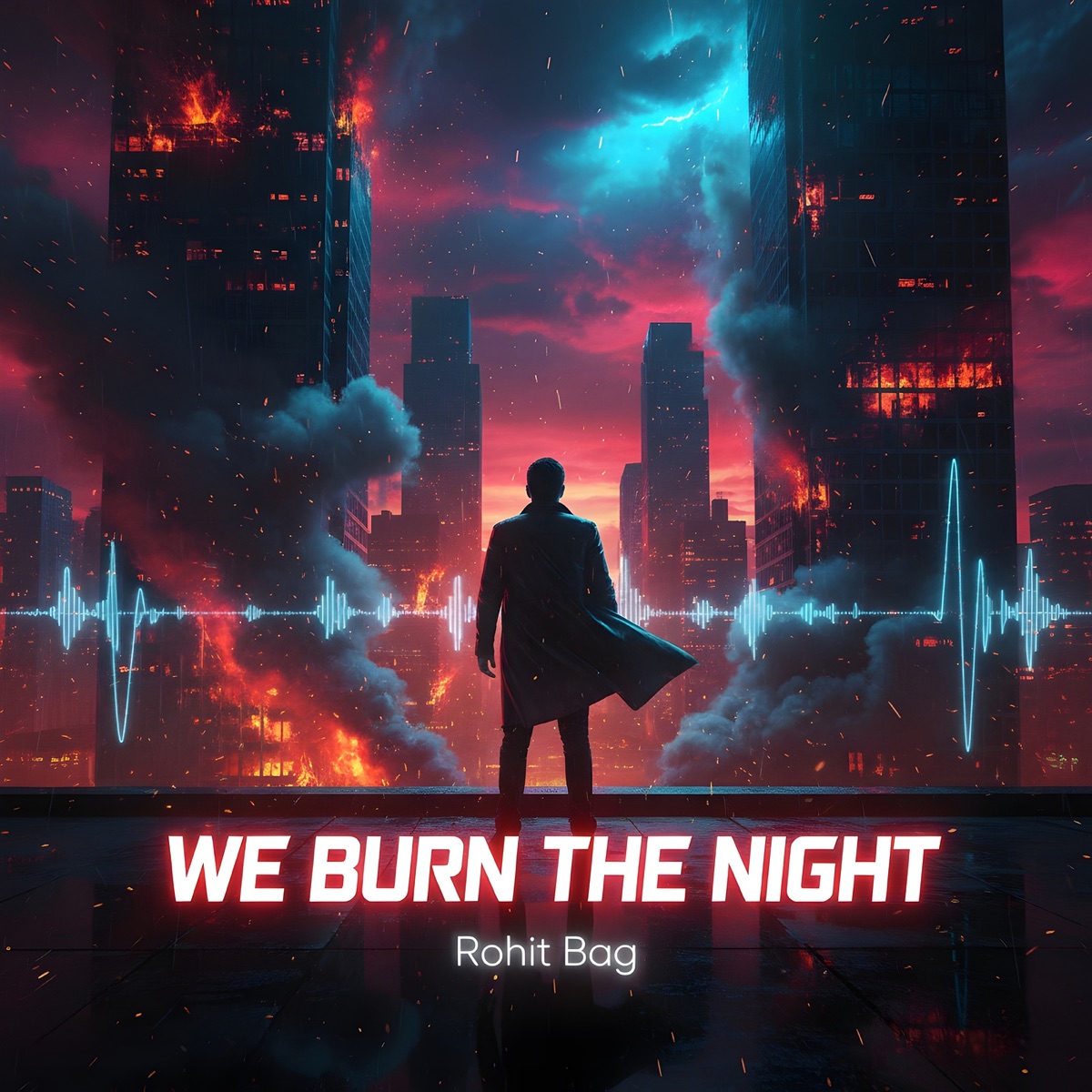 We Burn the Night - Single by Rohit Bag album cover
