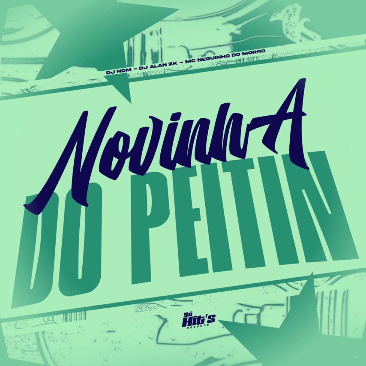 Novinha do Peitin - Single by DJ ALAN ZK, DJ NDM & Mc Neguinho do Morro album cover