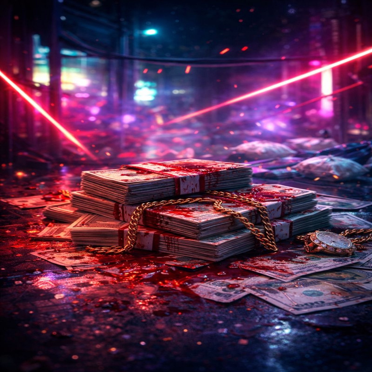 Blood on the Money - Single by Soul_V album cover