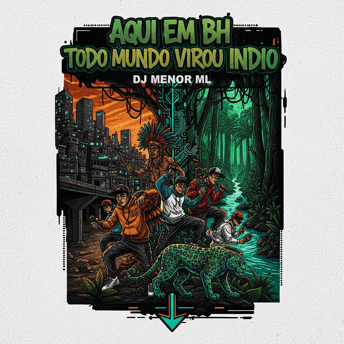 Aqui em Bh Todo Mundo Virou Indio - Single by DJ MENOR ML album cover