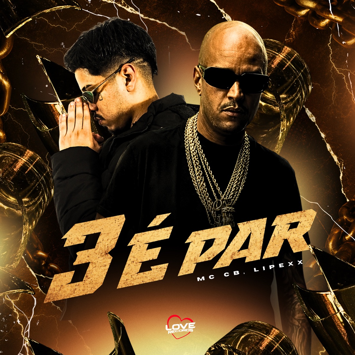 3 É Par - Single by Mc CB album cover