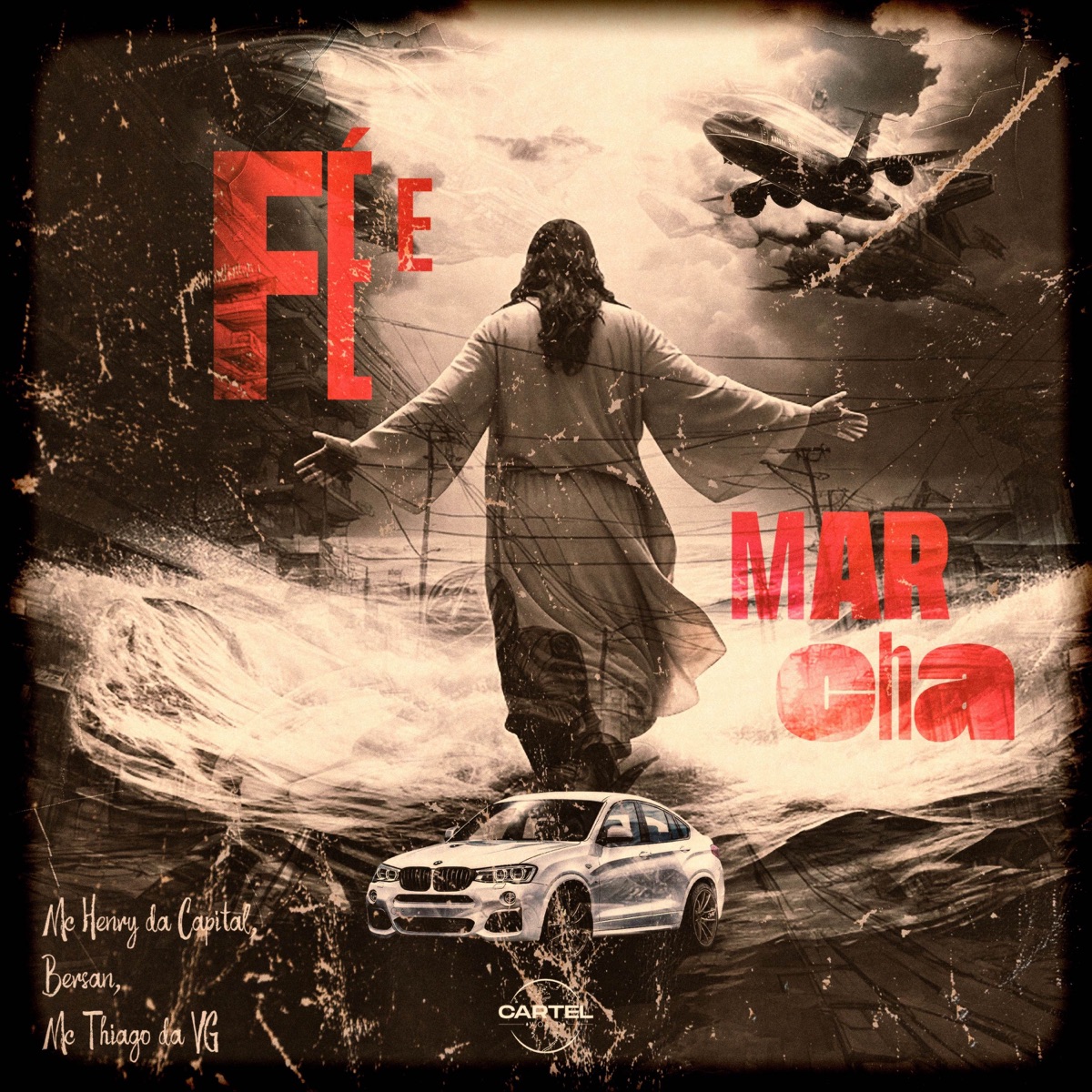 Fé e Marcha (feat. MC Thiago da VG & Mc Bersan) - Single by MC Henry da Capital, Cartel World Produtora & Tiago FG Prod album cover