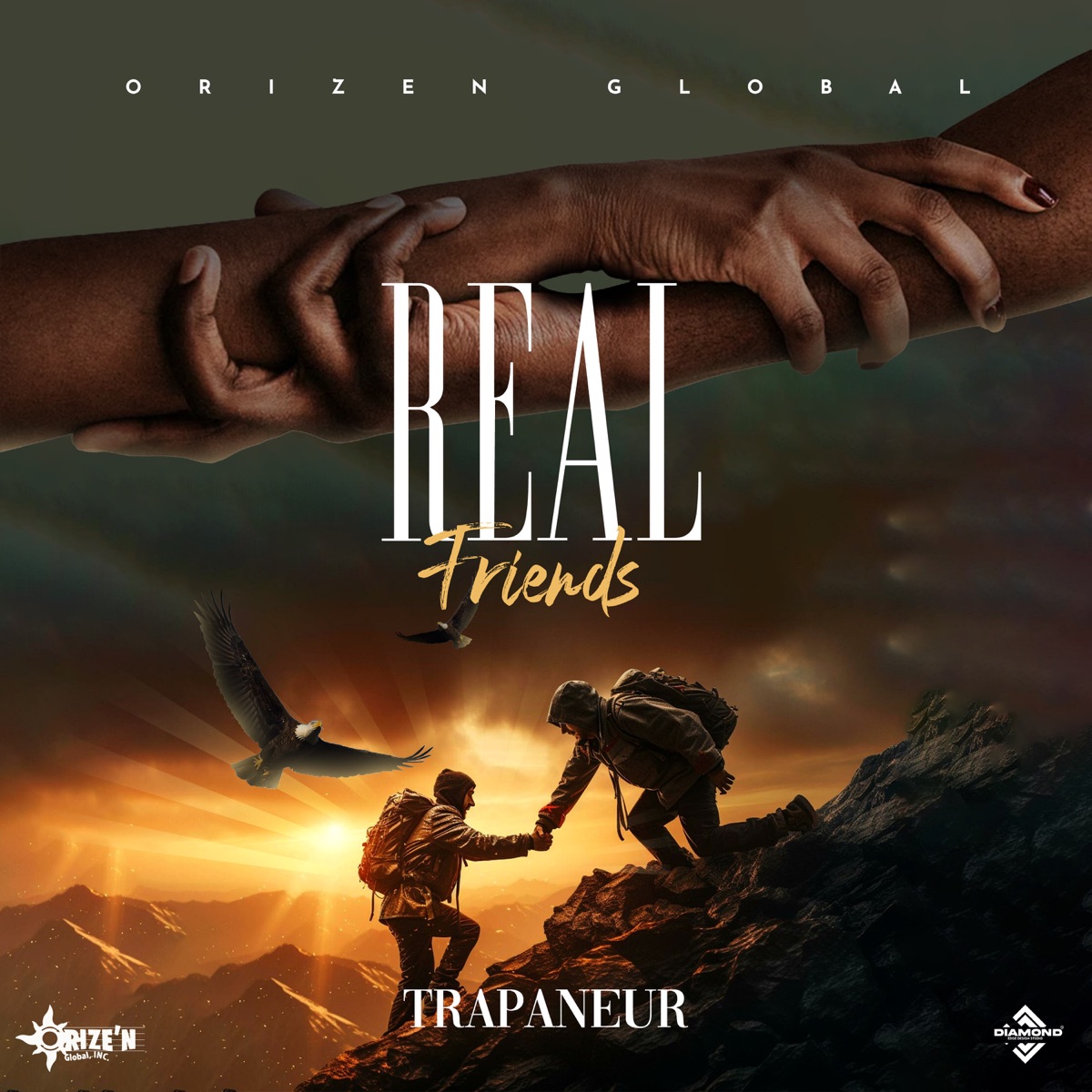 Real Friends - Single by TRAPANEUR album cover