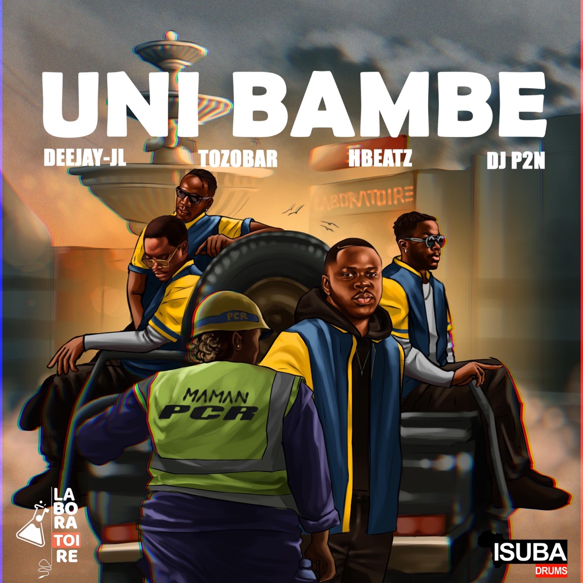 UNI BAMBE (Mama PCR) (feat. Hbeatz, The Tozobar & DJ P2N) - Single by Deejay-jl album cover
