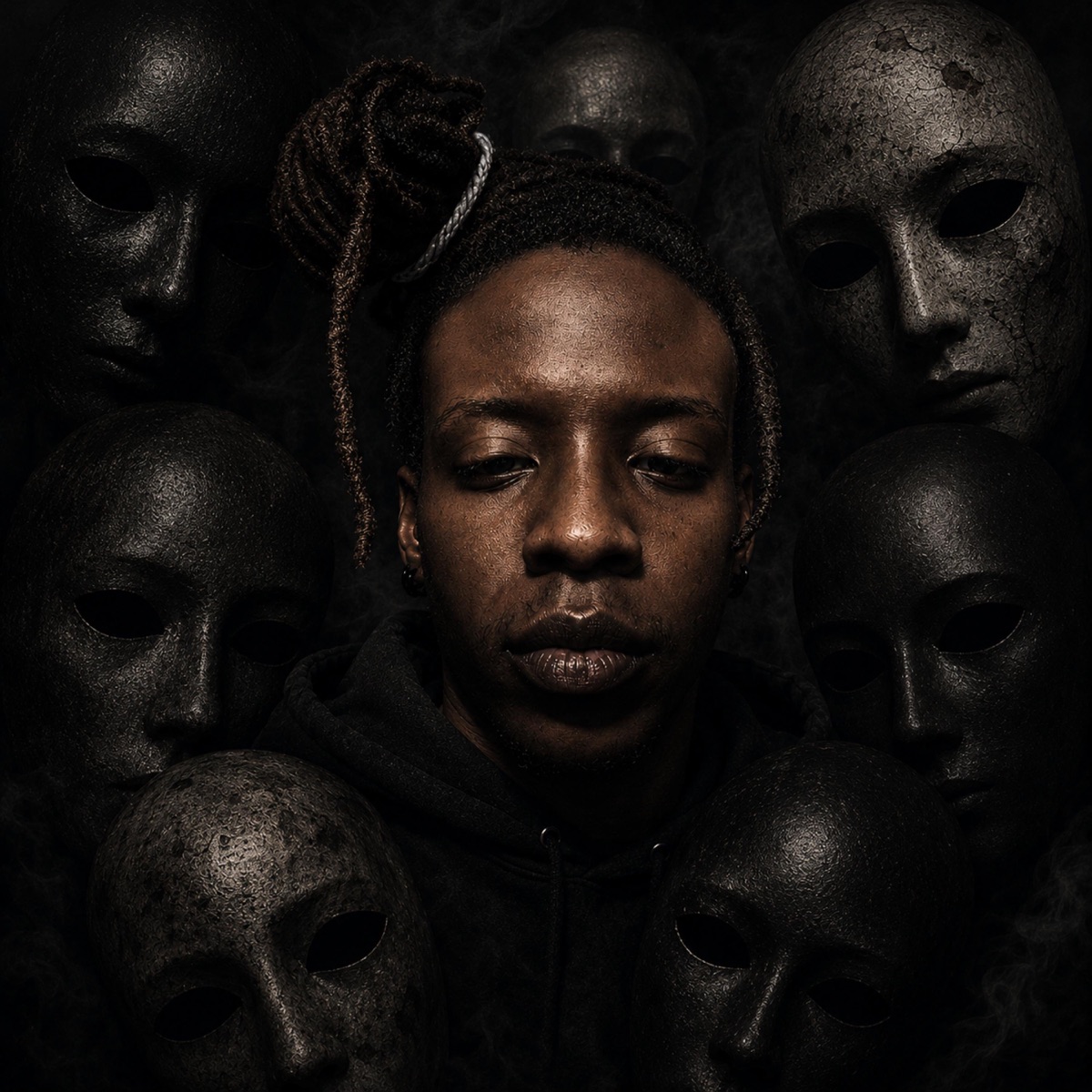 Masked Faces (feat. Khxli) - Single by Mxestro album cover