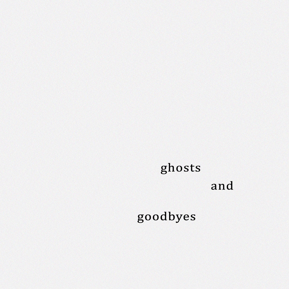 ghosts, and goodbyes - Single by Umair & Talha Anjum album cover
