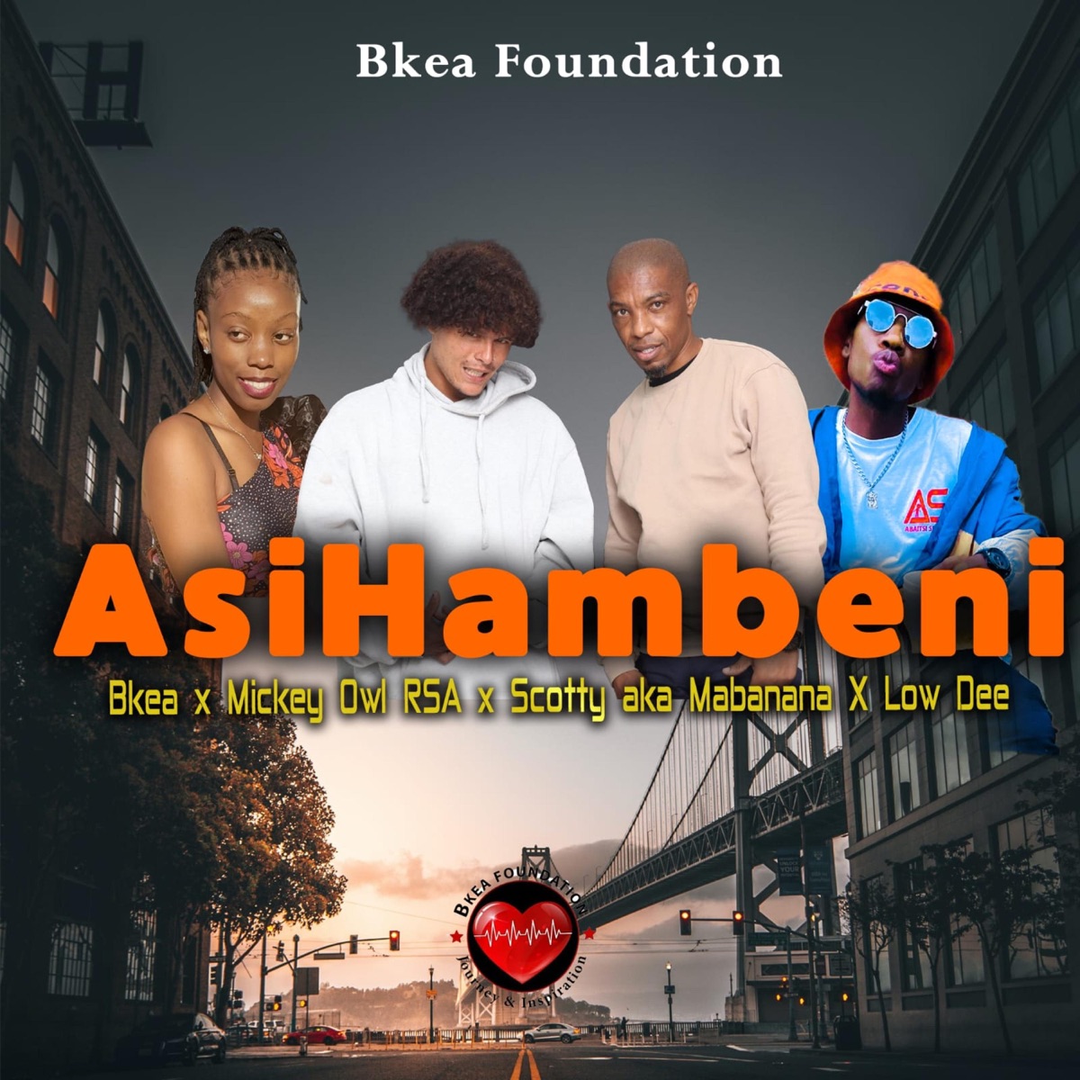 Asihambeni (feat. Low Dee & Mickey owl Rsa) - Single by Bkea album cover