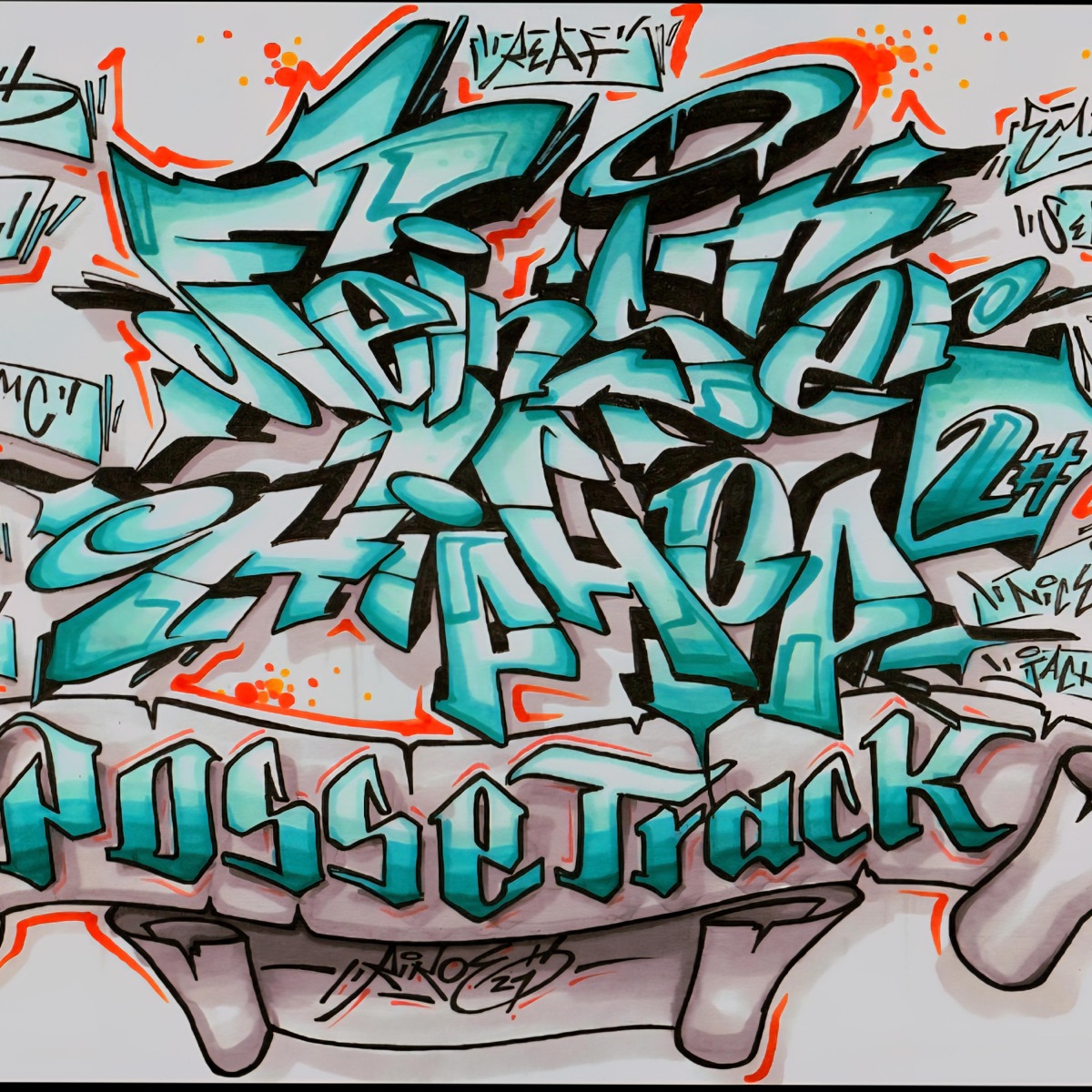 FHH Posse Track 2# (feat. Kompass MC, MILEZ MC, MILO131, Pace 030, 1Dream, NiceSky, SenséEins & Jack030) [DJ Reaf Remix] - Single by Snipe album cover
