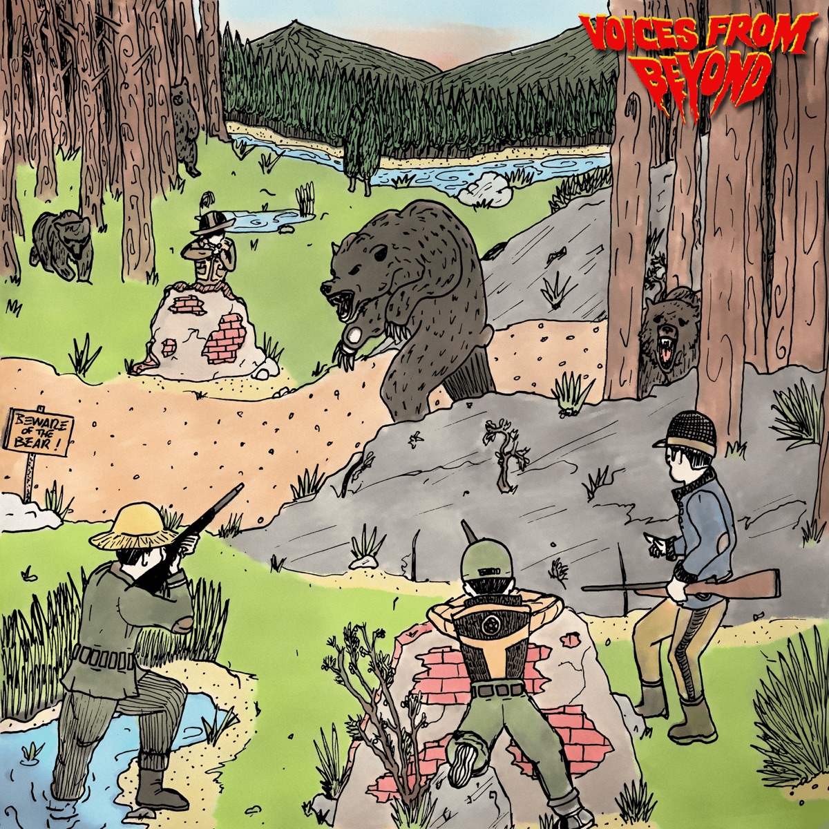 BATTUTA DI CACCIA (feat. NOVENOVE) - Single by Voices From Beyond, Hiro Savastano, Comanche Hooks & Butch aka YoungGein album cover