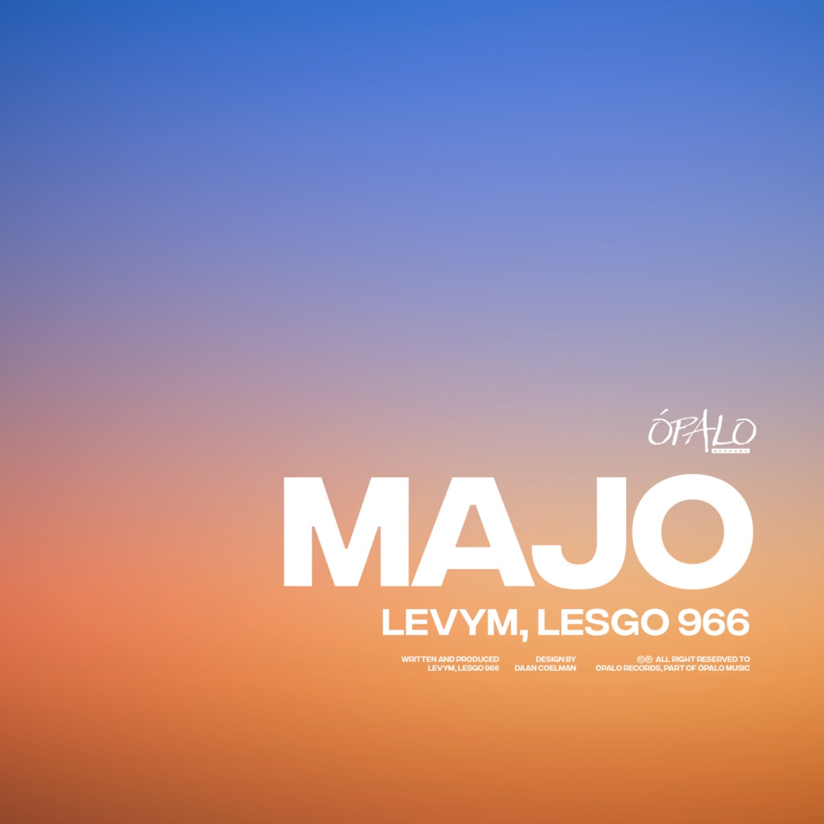 Majo - Single by LevyM & Lesgo 966 album cover