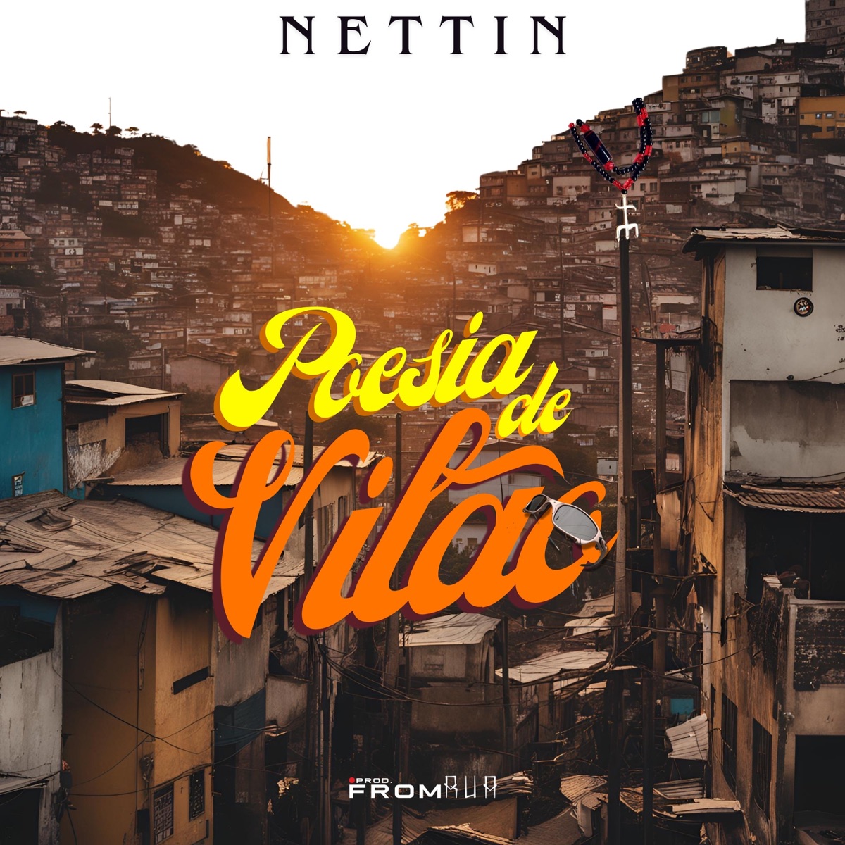 Poesia de Vilão - Single by Nettin & FROM RUA PROD album cover
