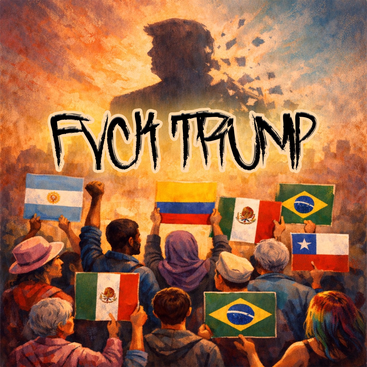 FVCK TRUMP - Single by Niko Rst album cover
