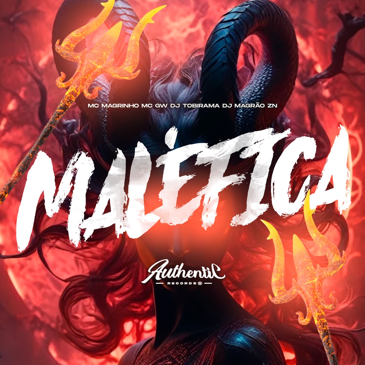 Maléfica (feat. Mc Magrinho & MC GW) - Single by DJ Tobirama & DJ Magrão ZN album cover