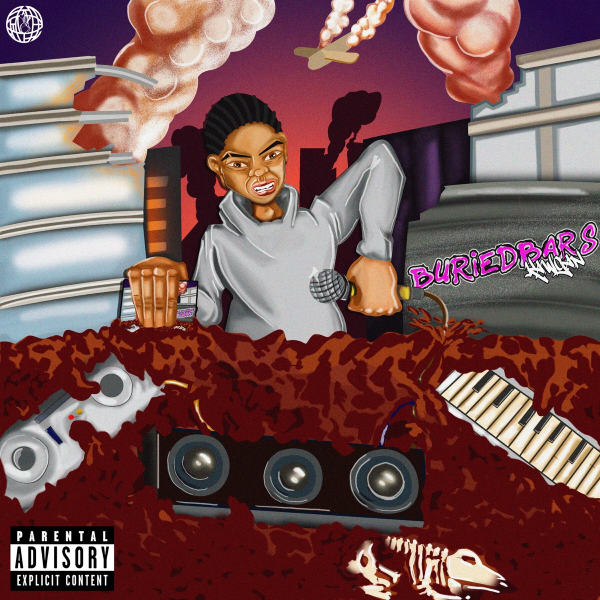 BURIEDBARS - EP by KAWGANN album cover