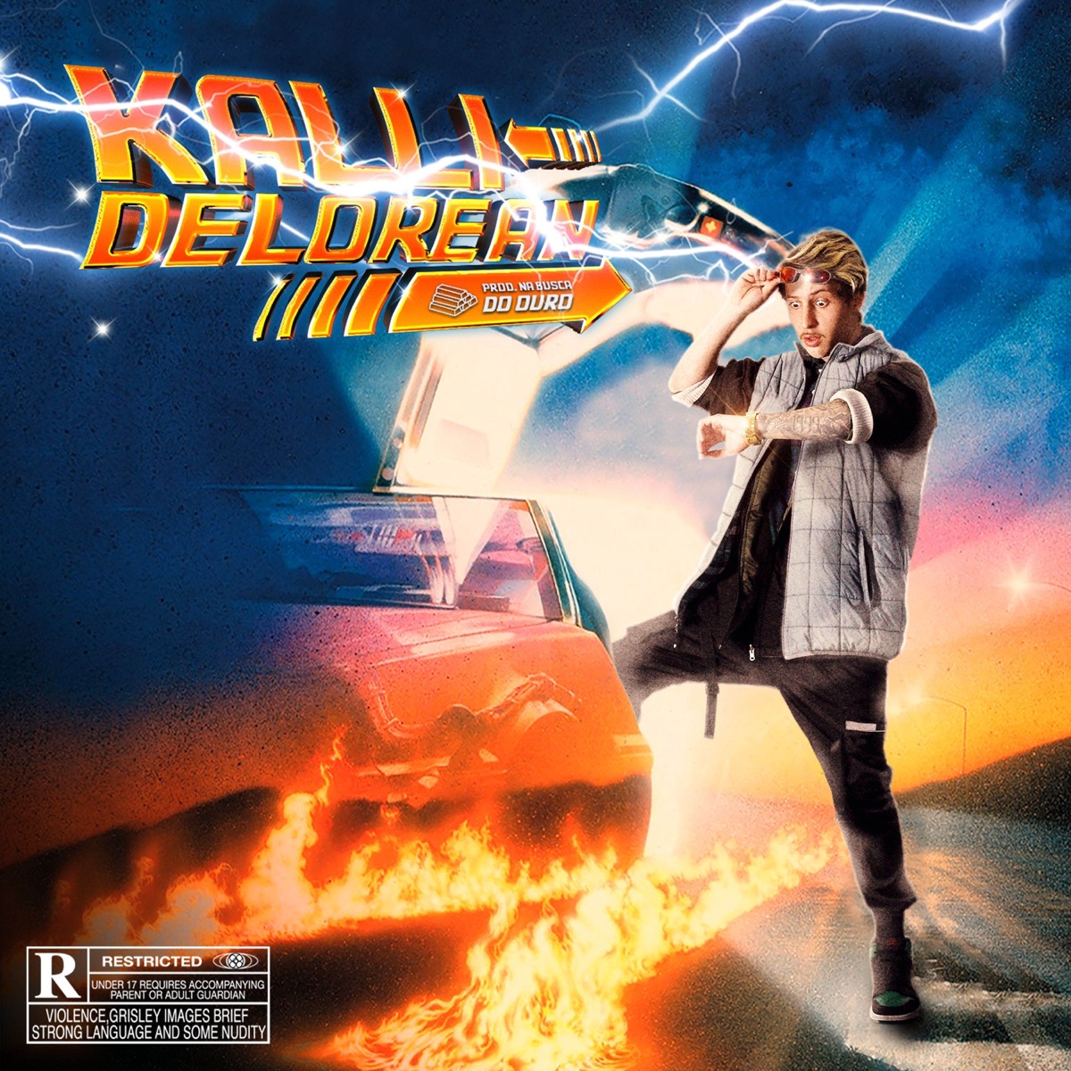 Delorean by Kalli & NaBuscaDoOuro album cover