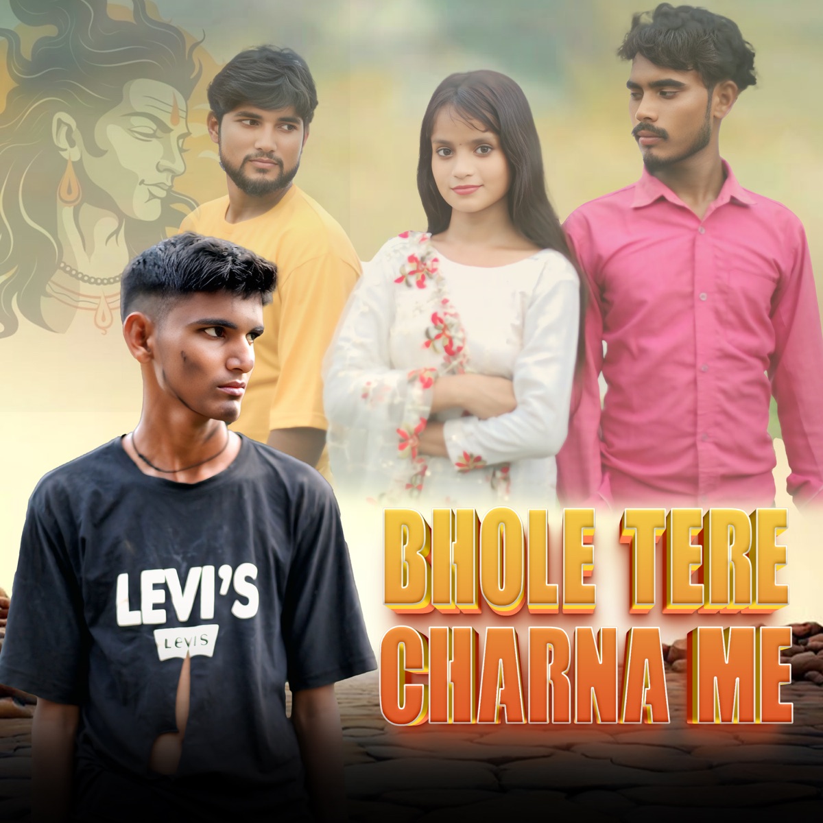 Bhole Tere Charna Me - Single by Vishnu Kumar & Gaurav Rajput album cover