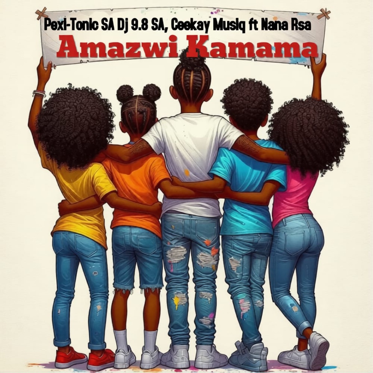 Amazwi Kamama (feat. Nana RSA) - Single by Pexi-Tonic SA, Dj 9.8 SA & Ceekay Musiq album cover