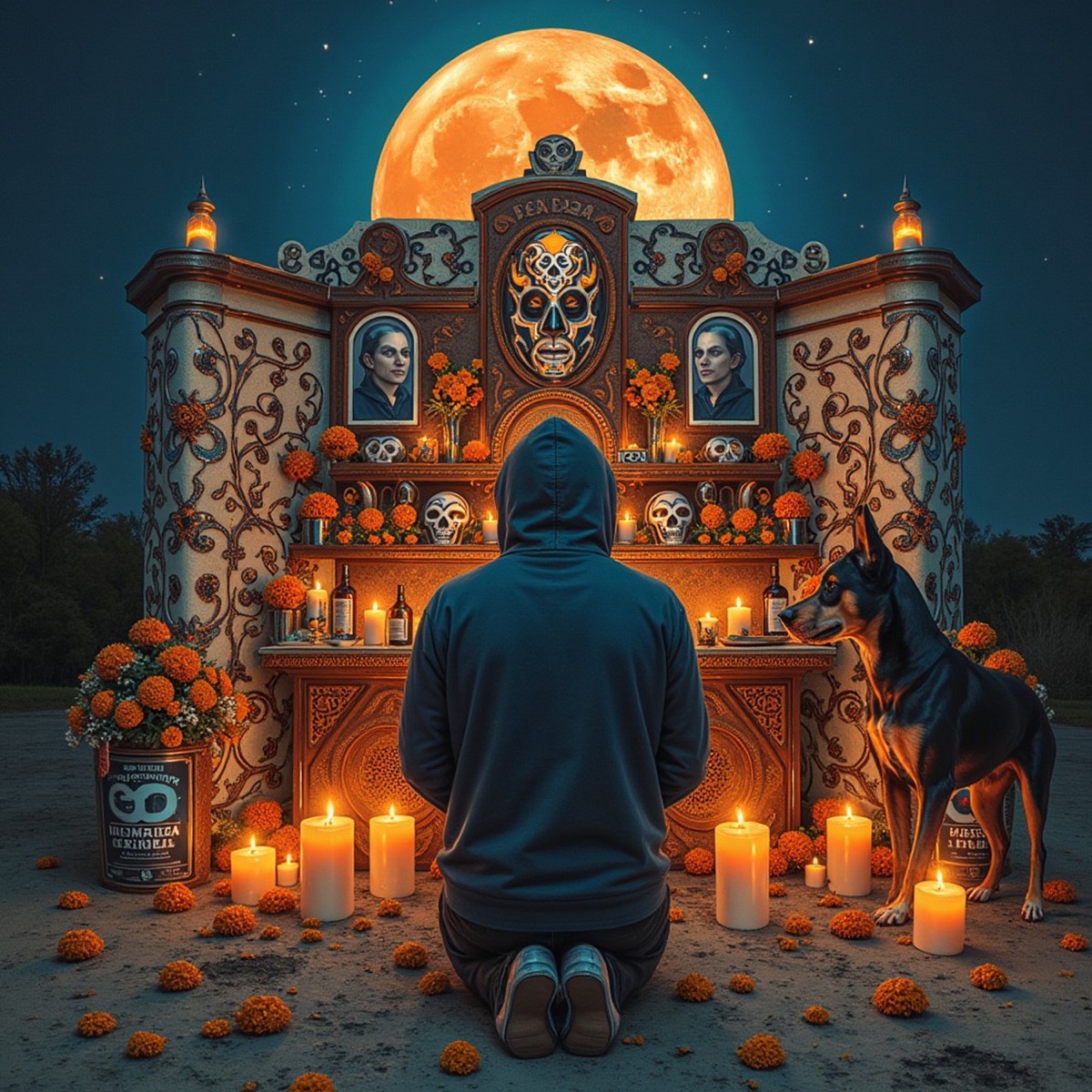Mictlán - Single by Skool 77, Stuarface, Elo Santana & Máscara Escarlata album cover