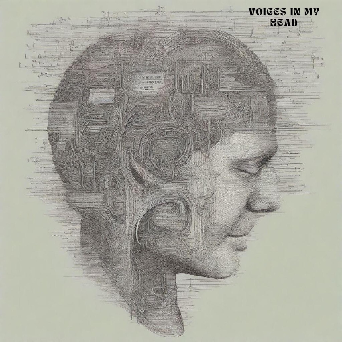 Voices in my head (feat. Sturt, Saint Moose & D V RA) - Single by ALXN ALFRED album cover