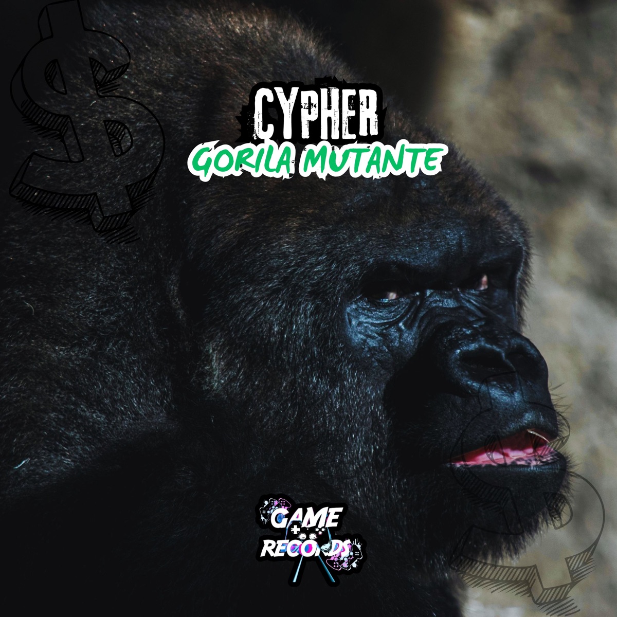 Cypher Gorila Mutante (feat. Game Records) - Single by DJ MAU MAU GORILA MUTANTE, MC Mauricio da V.I, MC Badola, V1ttinho & mp40 album cover