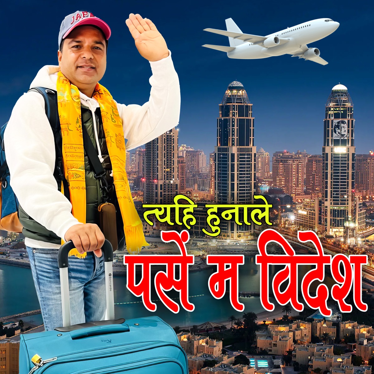 Tyei Hunale Pase Ma Bidesh - EP by Tareli Sangeet Kunj, Resham Sapkota & Prakash Chhetri album cover