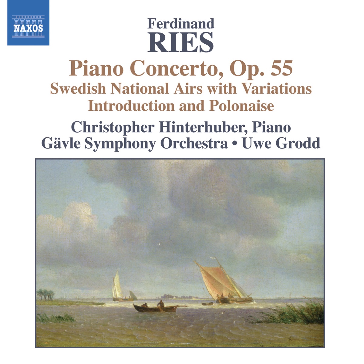 Ries: Piano Concertos, Vol. 2 by Christopher Hinterhuber, Gävle Symphony Orchestra & Uwe Grodd album cover