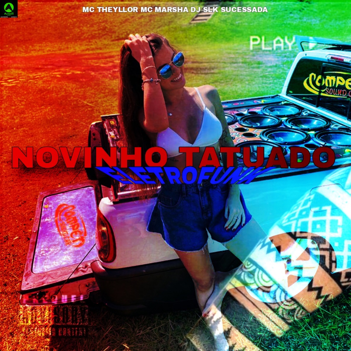 Novinho Tatuado (Eletrofunk) [feat. MC Marsha & Mc Theyllor] - Single by Dj Slk Sucessada album cover