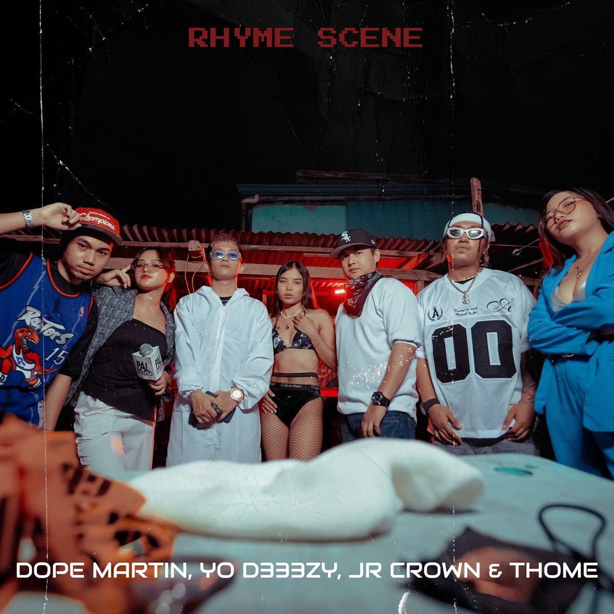 Rhyme Scene - Single by Dope Martin, Yo D333zy, Jr Crown & Thome album cover