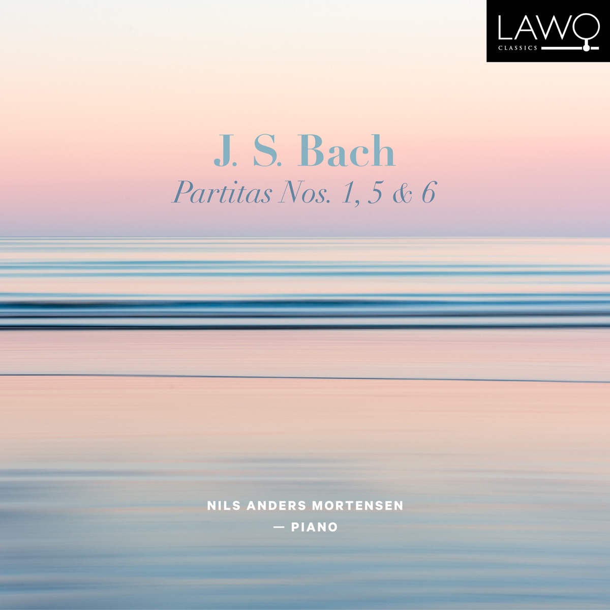 J.S. Bach: Partitas Nos. 1, 5 & 6 by Nils Anders Mortensen album cover