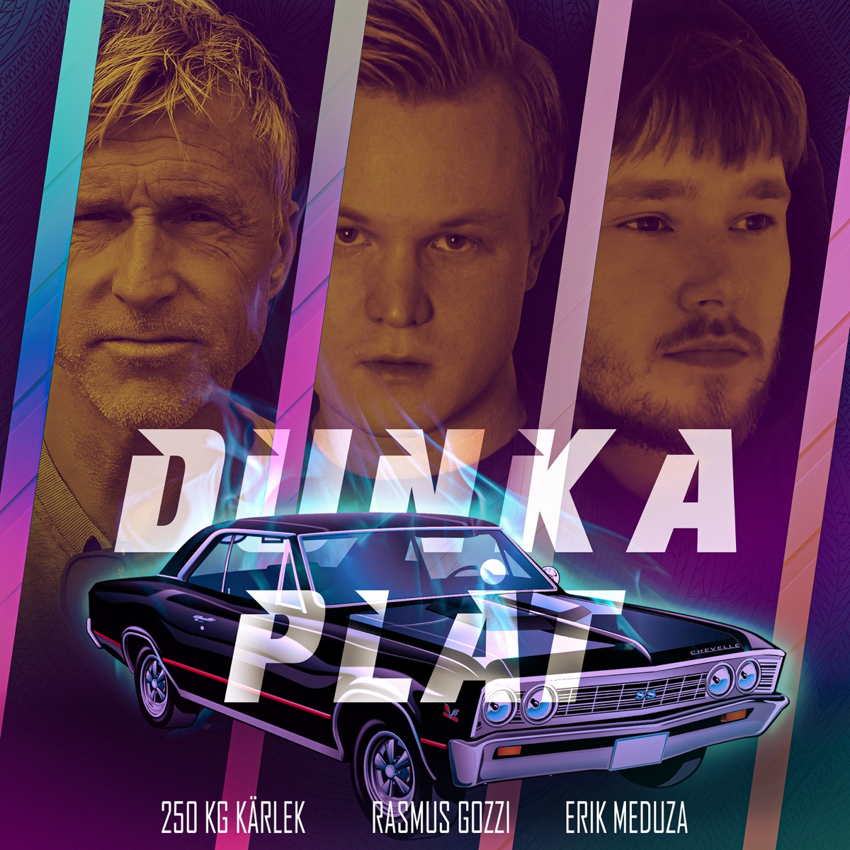 DUNKA PLÅT - Single by 250 kg kärlek, Rasmus Gozzi & Erik Meduza album cover