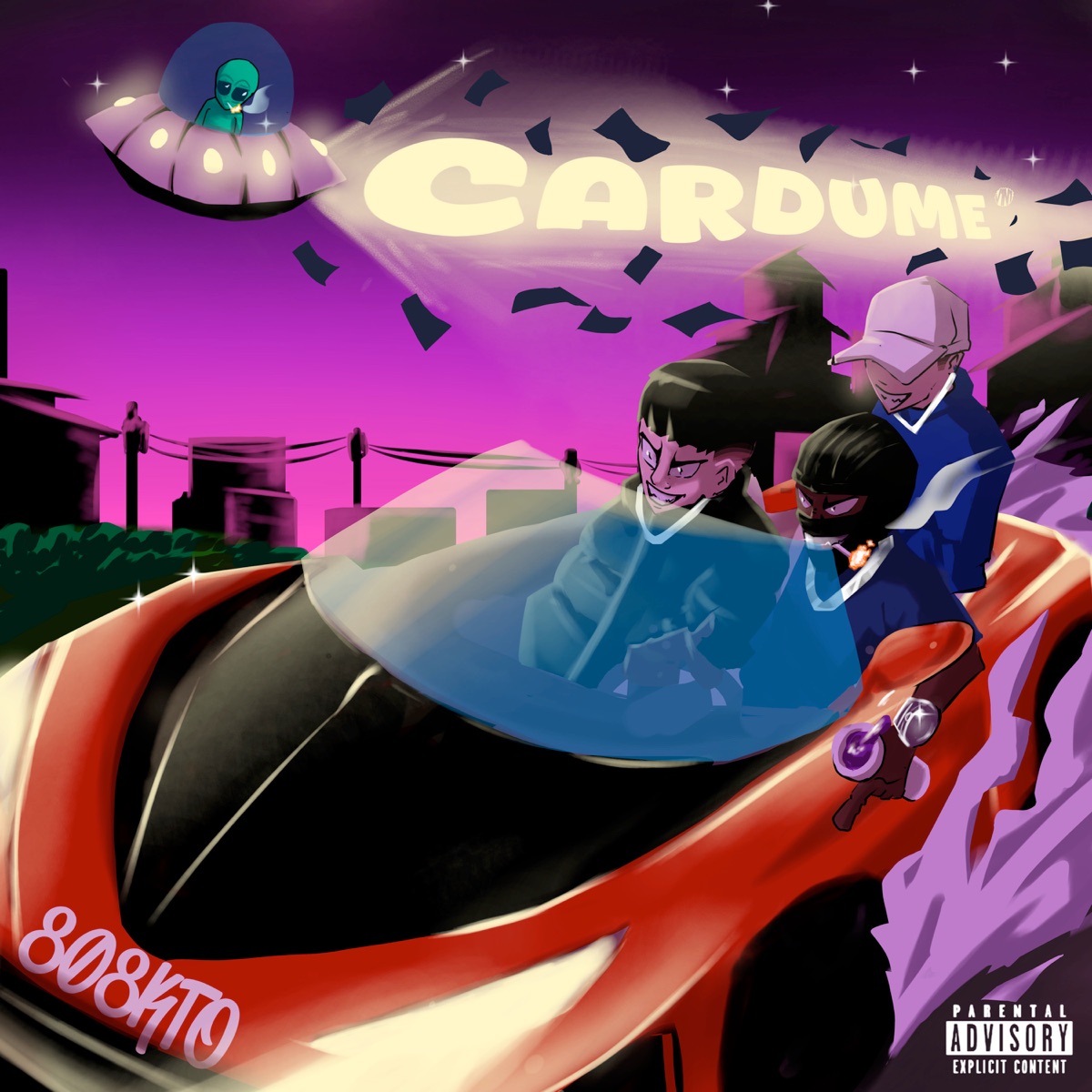 Cardume (feat. Deejay Árabe) - Single by Youngdejota, AkCheff & HEISENBERG Original album cover
