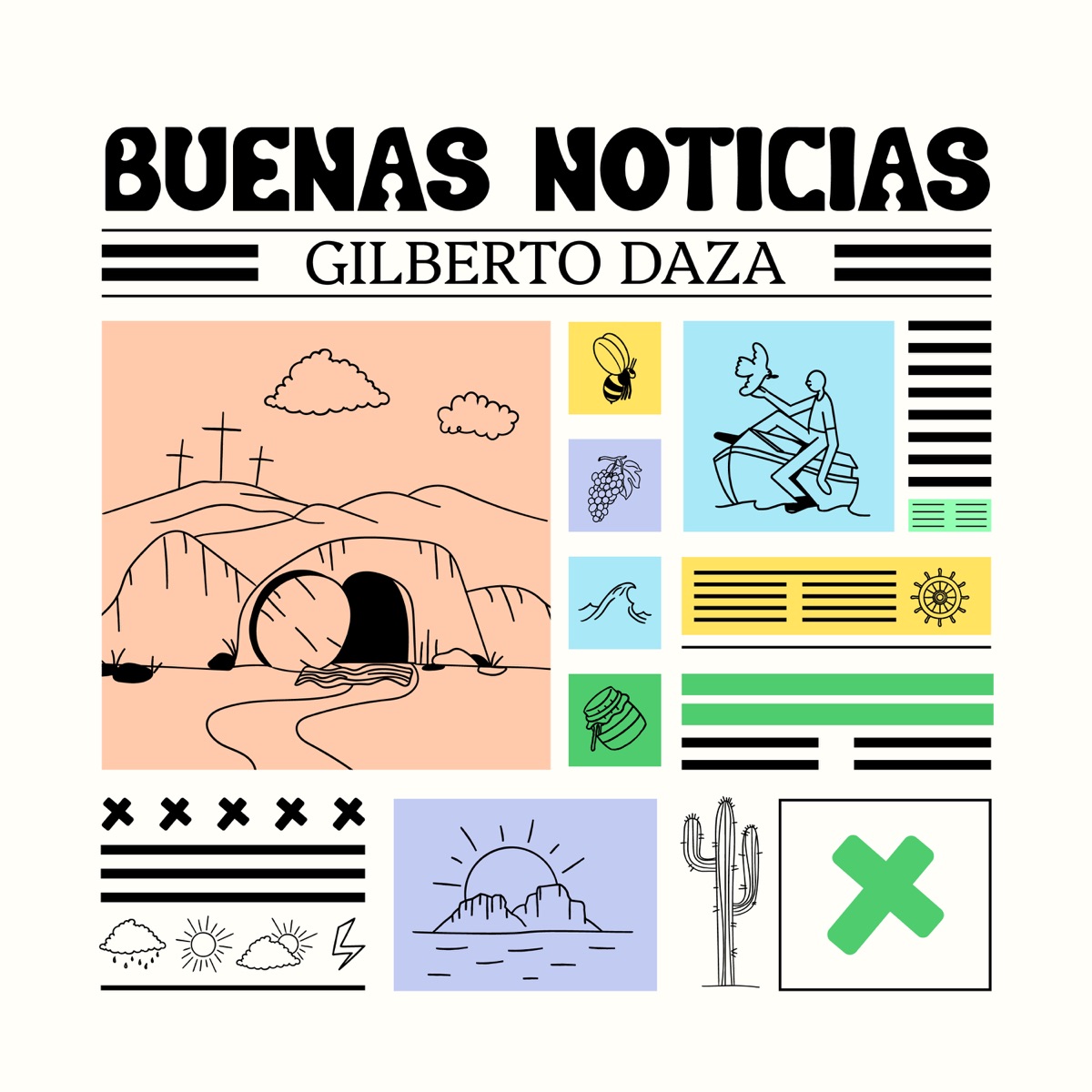 Buenas Noticias by Gilberto Daza album cover