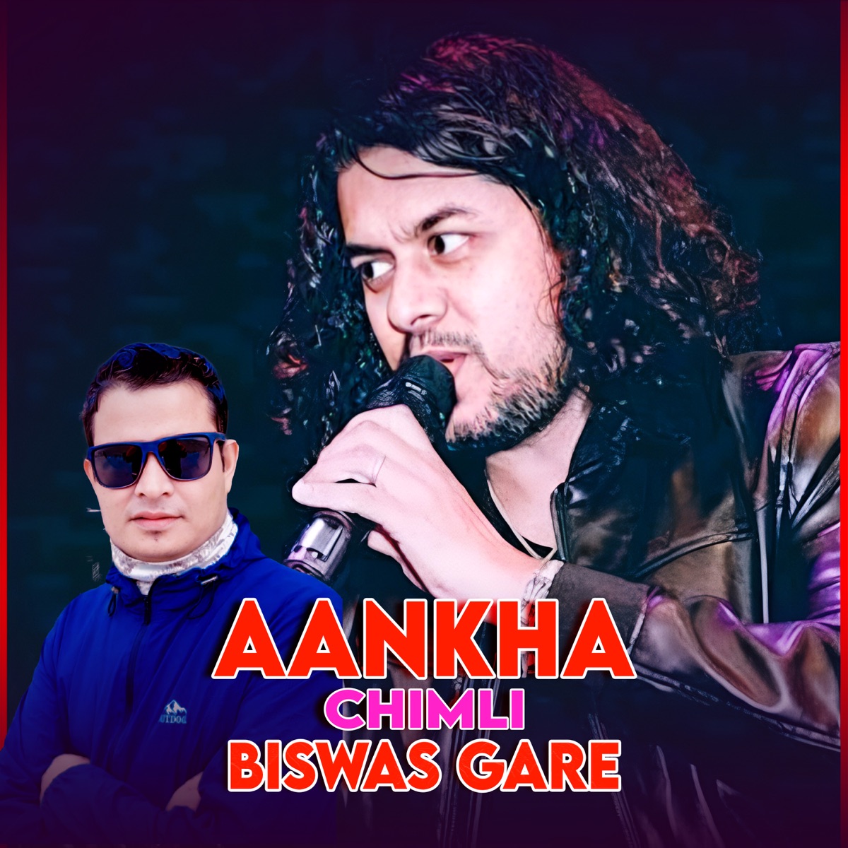 Aankha ChimlI Biswas Gare - Single by Keshab Kumar Baskota & Pramod Kharel album cover