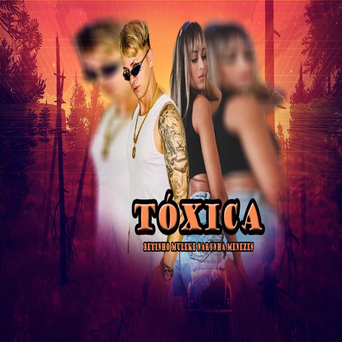Tóxica - Single by Betinho Muleke, Narynha Menezes & BK no Beat album cover