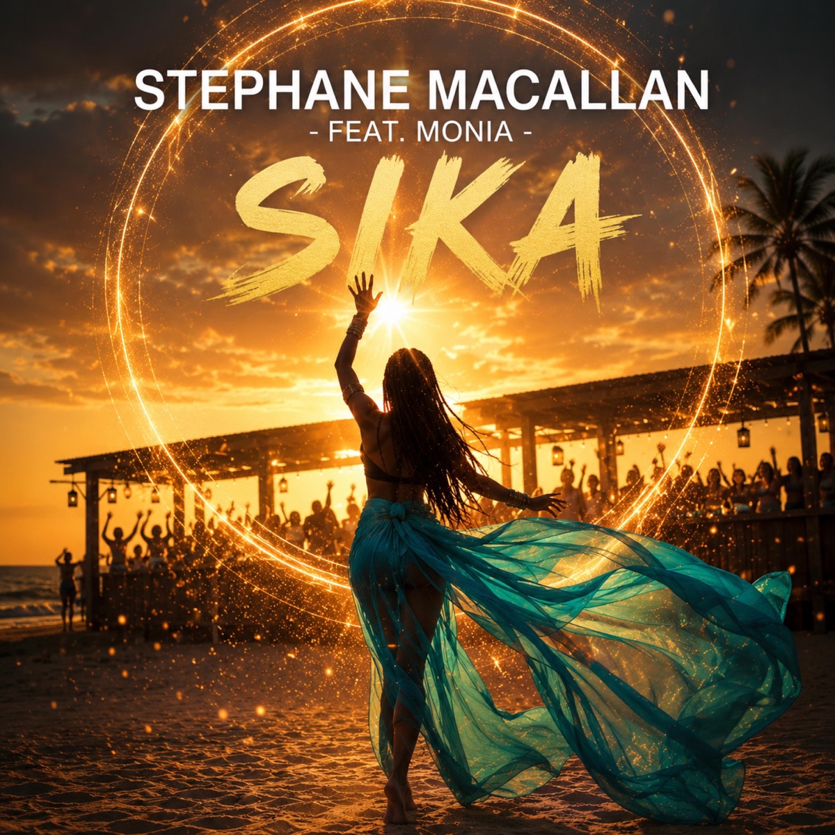 Sika (feat. MONIA) [extended mix] - Single by STEPHANE MACALLAN album cover