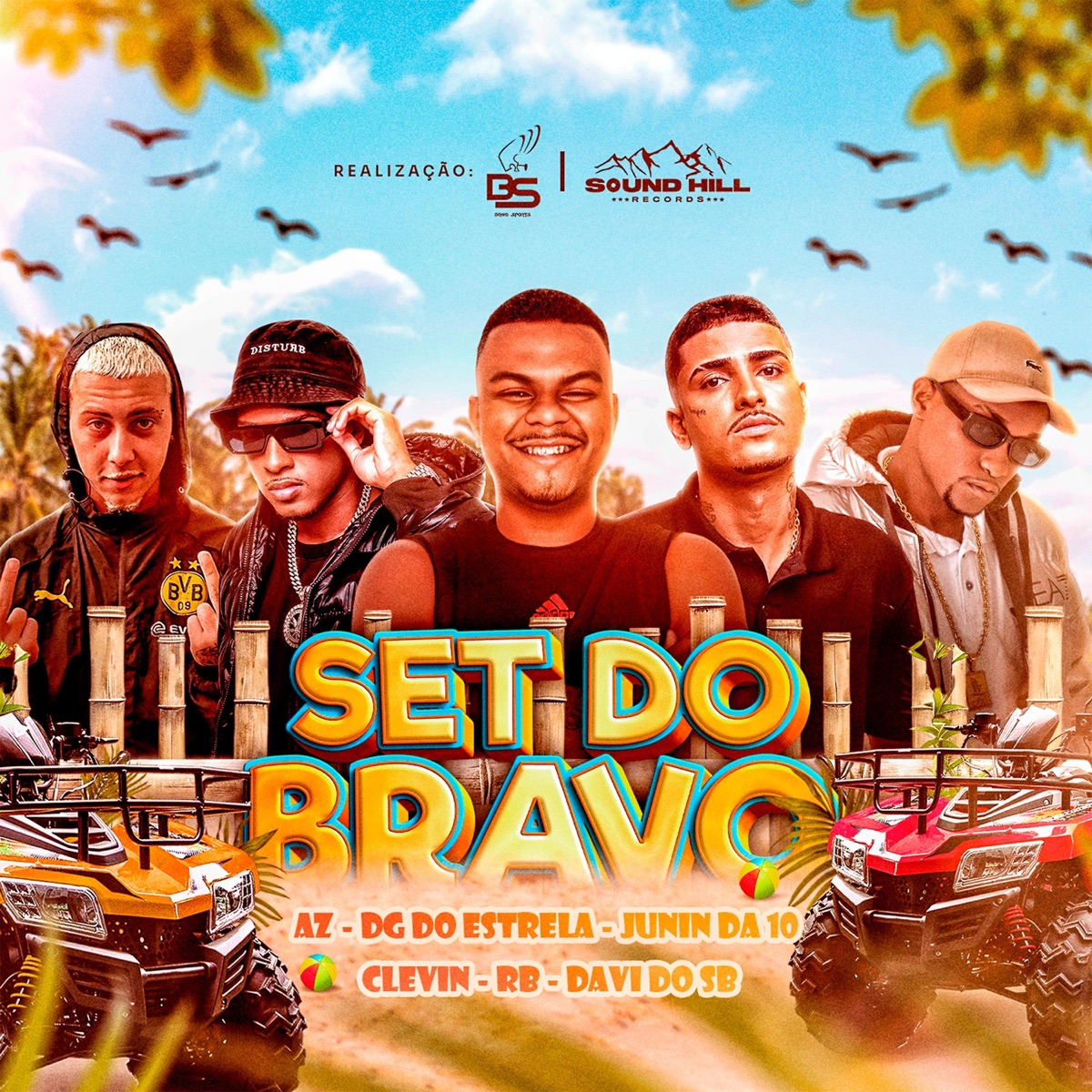 SET DO BRAVO (feat. Mc RB, Mc Clevin, Az, Juninho da Dez & DJ DAVI DO SB) - Single by Mc dg do estrela album cover