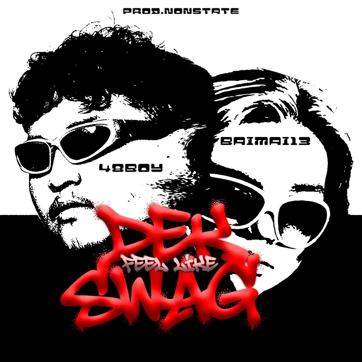 มาตรฐาน(DEK SWAG) (feat. BAIMAI 13 & NONSTATE) - Single by 48BOY album cover