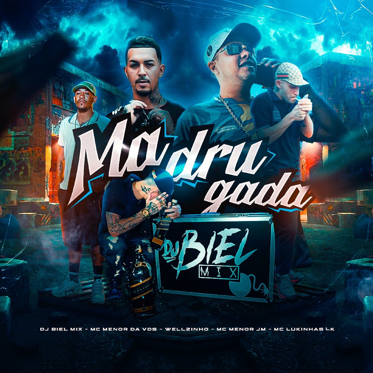 Madrugada (feat. MC Lukinhas LK & Mc Menor JM) - Single by DJ Biel Mix, Mc Menor da VDS & Wellzinho album cover