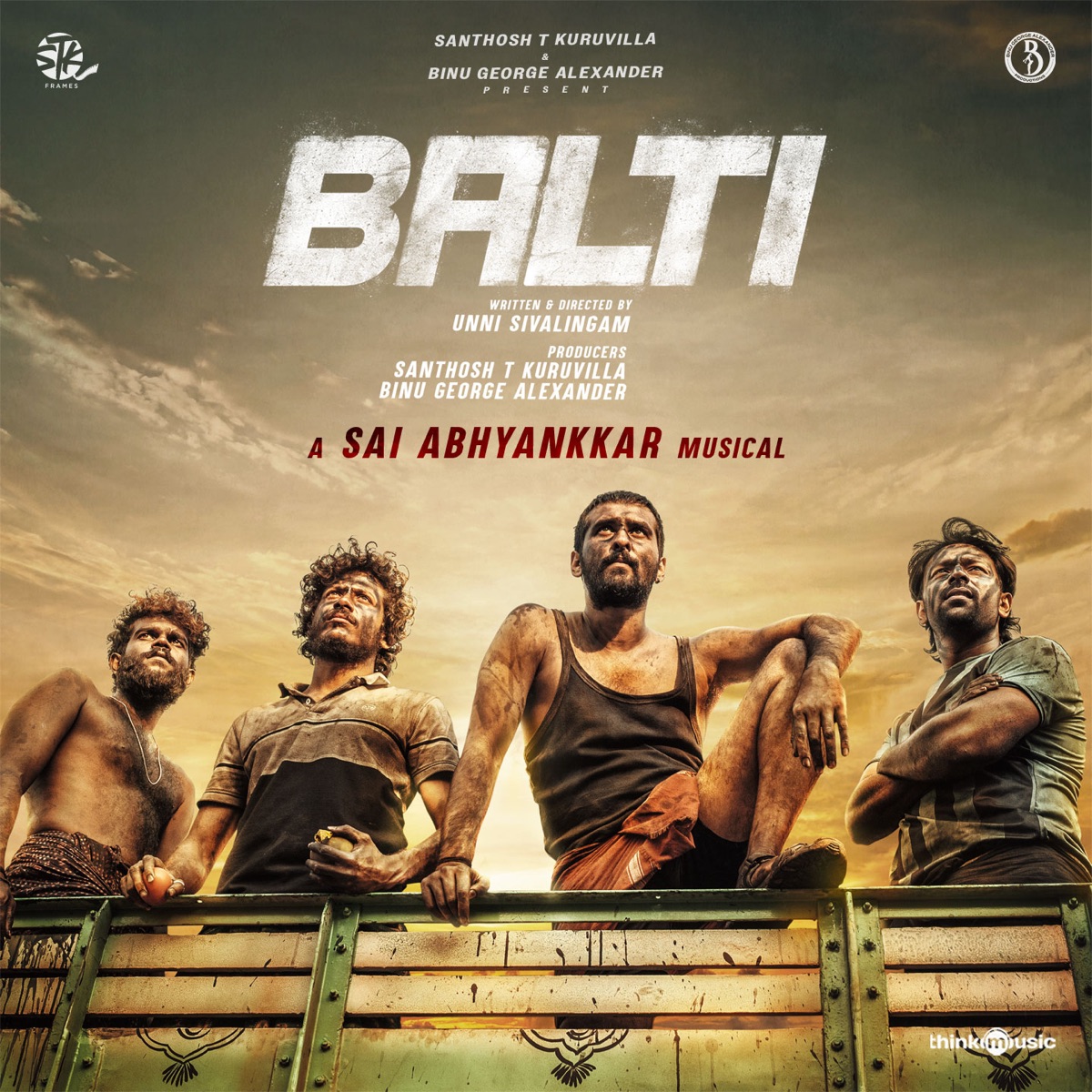 Balti (Original Motion Picture Soundtrack) by Sai Abhyankkar, Vinayak Sasikumar, Navakkarai Naveen Prabanjam & Malayali Monkeys album cover