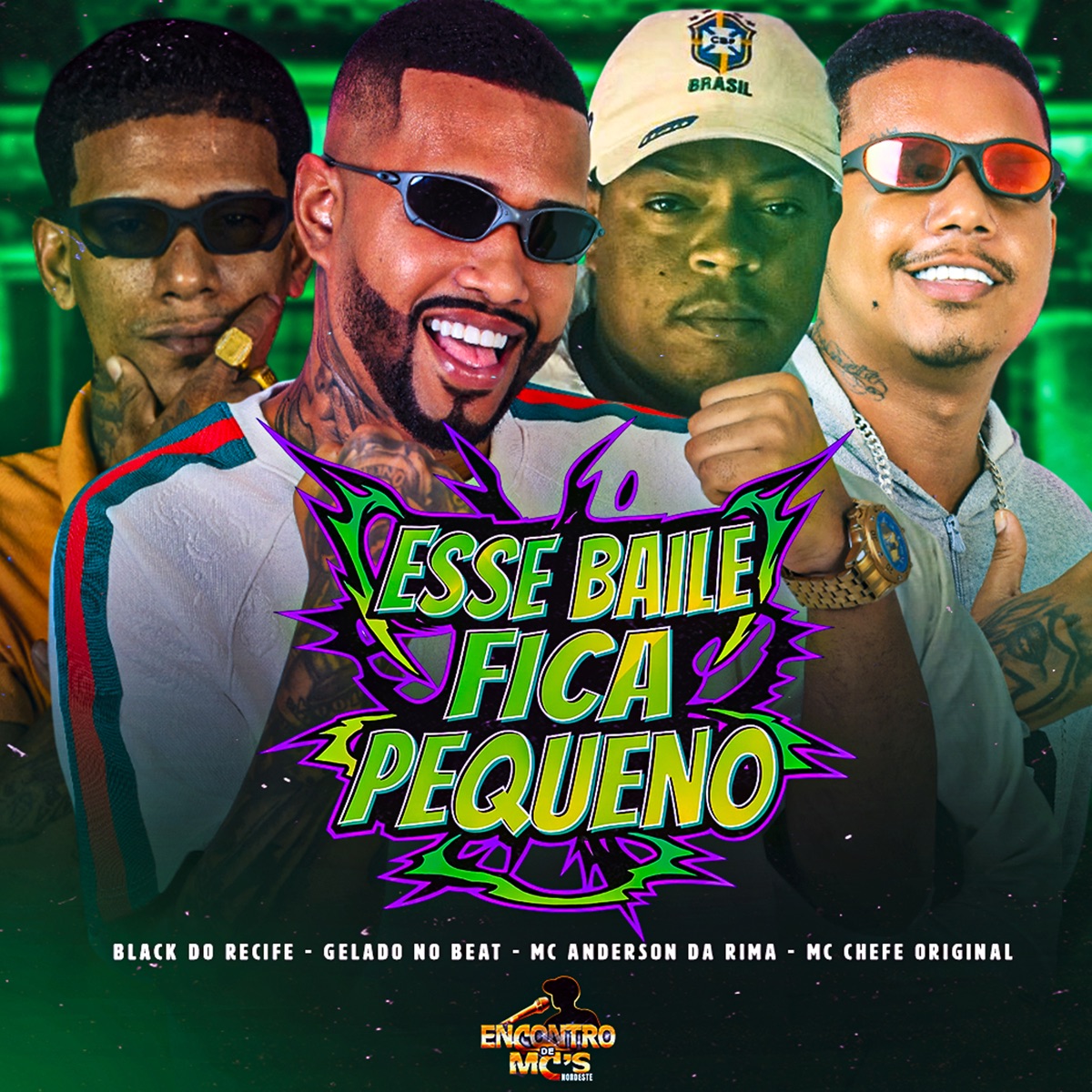 Esse Baile Fica Pequeno - Single by Gelado No Beat, Mc Chefe original, Black do Recife & MC ANDERSON DA RIMA album cover