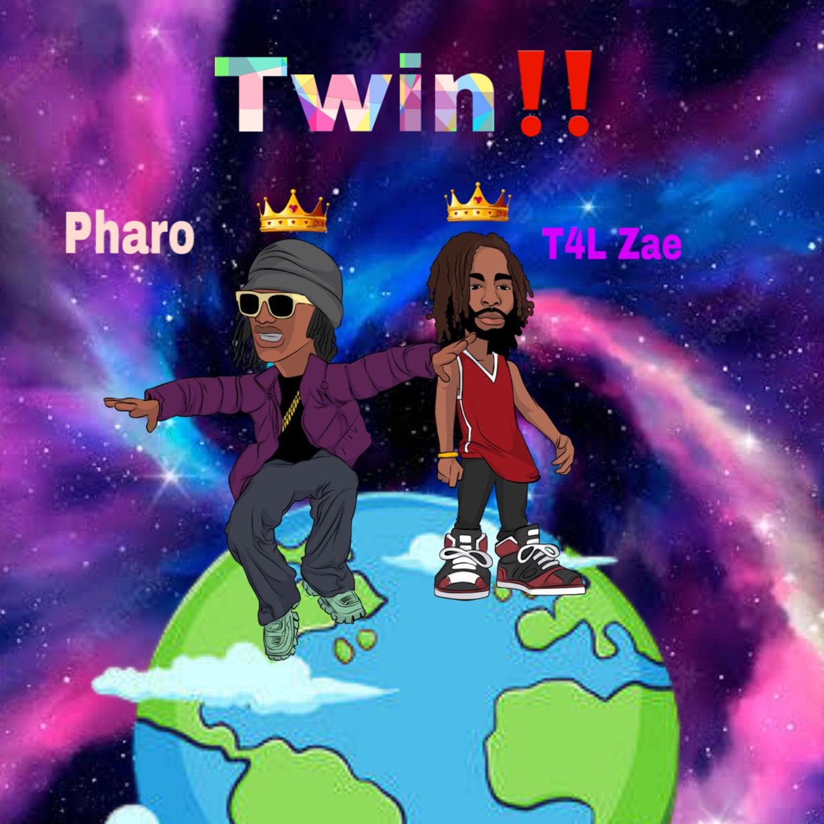 Twin (feat. Pharo) - Single by T4L Zae album cover